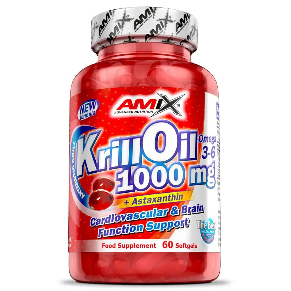 Amix Krill Oil 1000mg Kapseln 60 Einheiten, One size Amix Krill Oil 1000mg Kapseln 60 Einheiten, One size