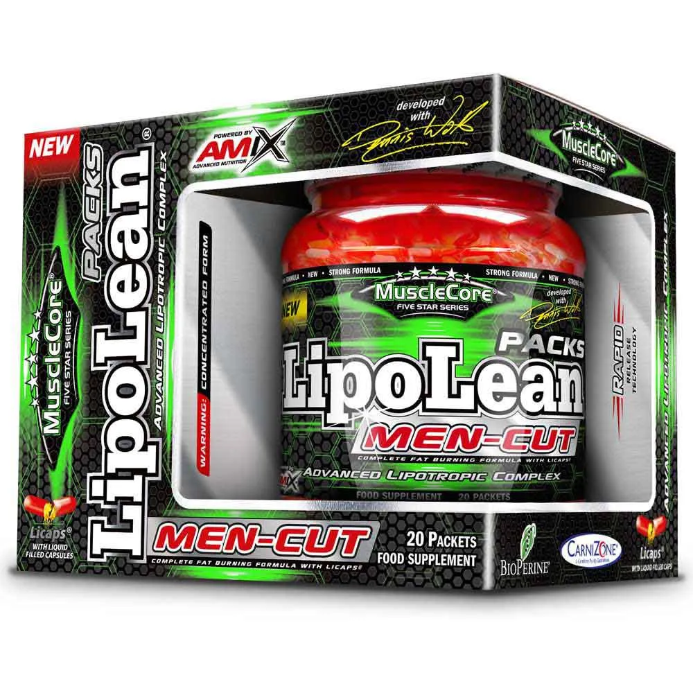 Amix Lipolean Men-cut Fettverbrenner 20 Einheiten, One size Amix Lipolean Men-cut Fettverbrenner 20 Einheiten, One size