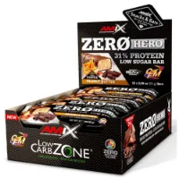 Amix Low Carb Zerohero Proteinriegelbox Erdnussbutter 65g 15 Einheiten Amix Low Carb Zerohero Proteinriegelbox Erdnussbutter 65g 15 Einheiten