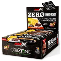 Amix Low Carb Zerohero Schachtel Proteinriegel Orange 65g 15 Einheiten Amix Low Carb Zerohero Schachtel Proteinriegel Orange 65g 15 Einheiten