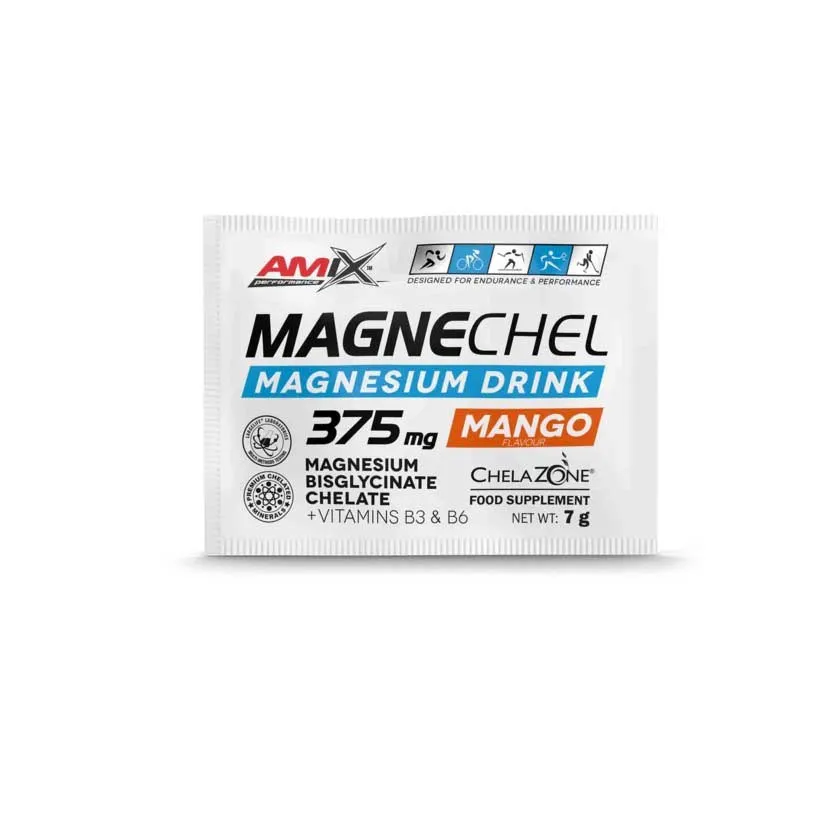 Amix Magnechel® Magnesium Chelate 375mg Energy-drink Einzeldosis-box 20 Einheiten, Multicolor, One Size Amix Magnechel® Magnesium Chelate 375mg Energy-drink Einzeldosis-box 20 Einheiten, Multicolor, One Size