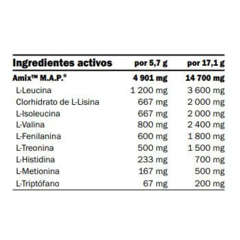 Amix Map Amink Aminosäurepulver Beeren 344g, Uncolor, One Size