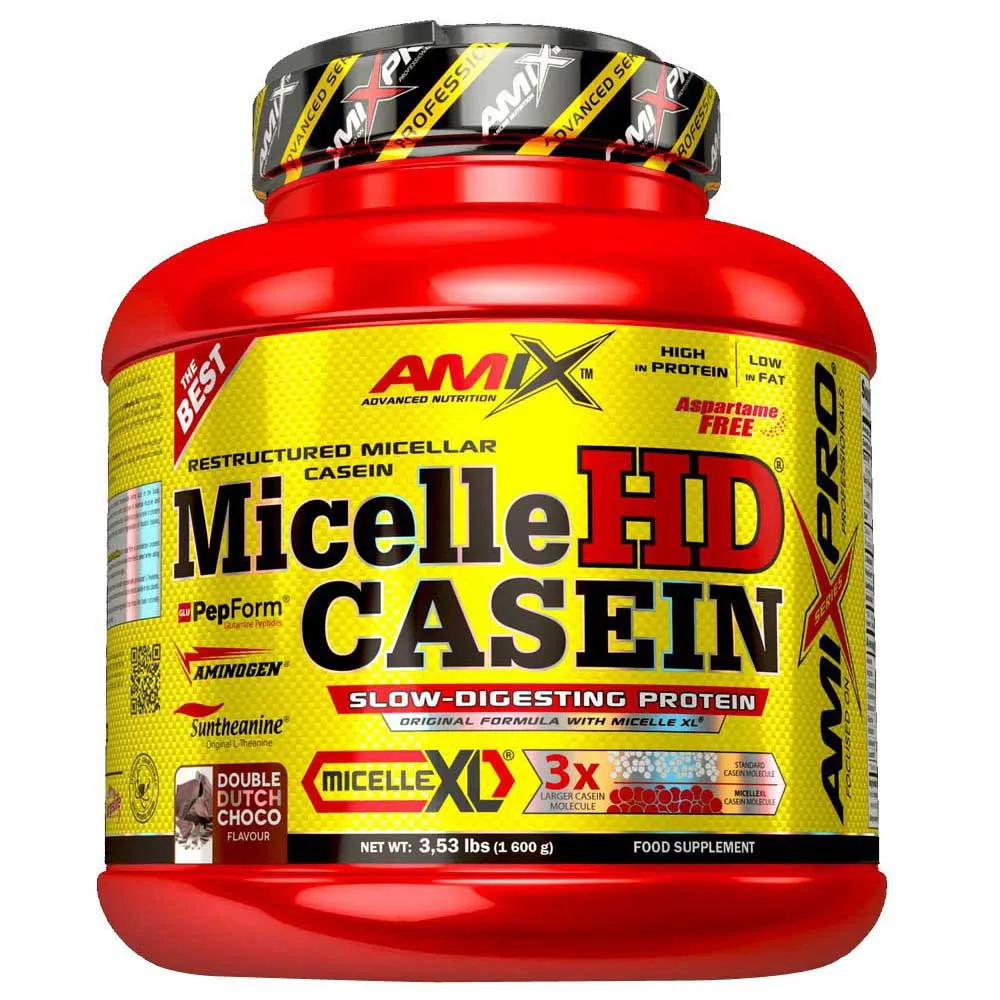 Amix Mizellares Hd-kasein Doppelte Schokolade 1.6kg, One size Amix Mizellares Hd-kasein Doppelte Schokolade 1.6kg, One size