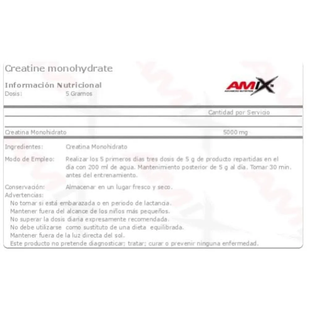Amix Monohydrate Kreatinpulver 300g, Uncolor, One Size Amix Monohydrate Kreatinpulver 300g, Uncolor, One Size