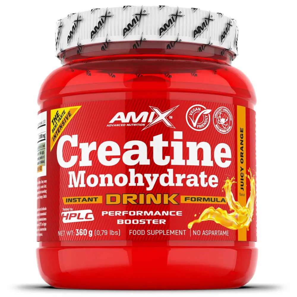 Amix Monohydrate Kreatinpulver Orange 360g, One size Amix Monohydrate Kreatinpulver Orange 360g, One size