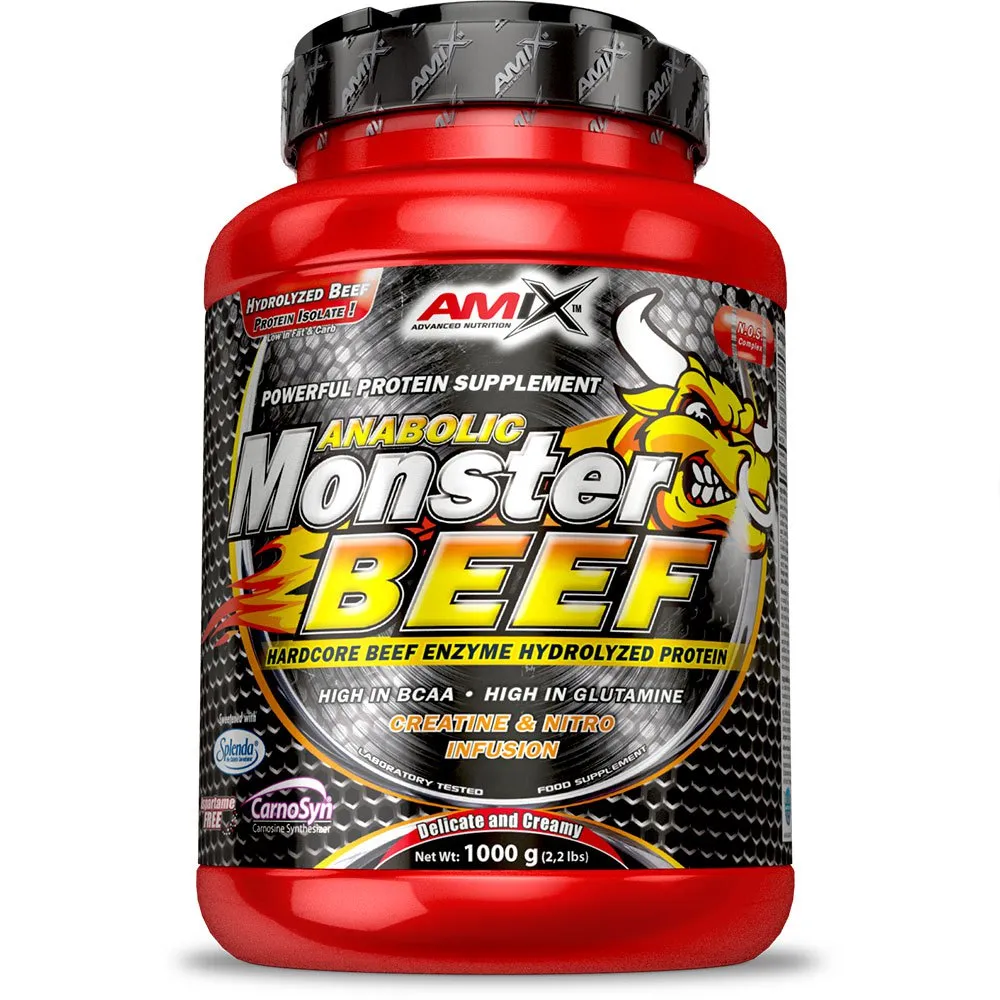 Amix Monster Beef Proteinpulver Für Getränke Shokolade 1kg, Red, One Size Amix Monster Beef Proteinpulver Für Getränke Shokolade 1kg, Red, One Size