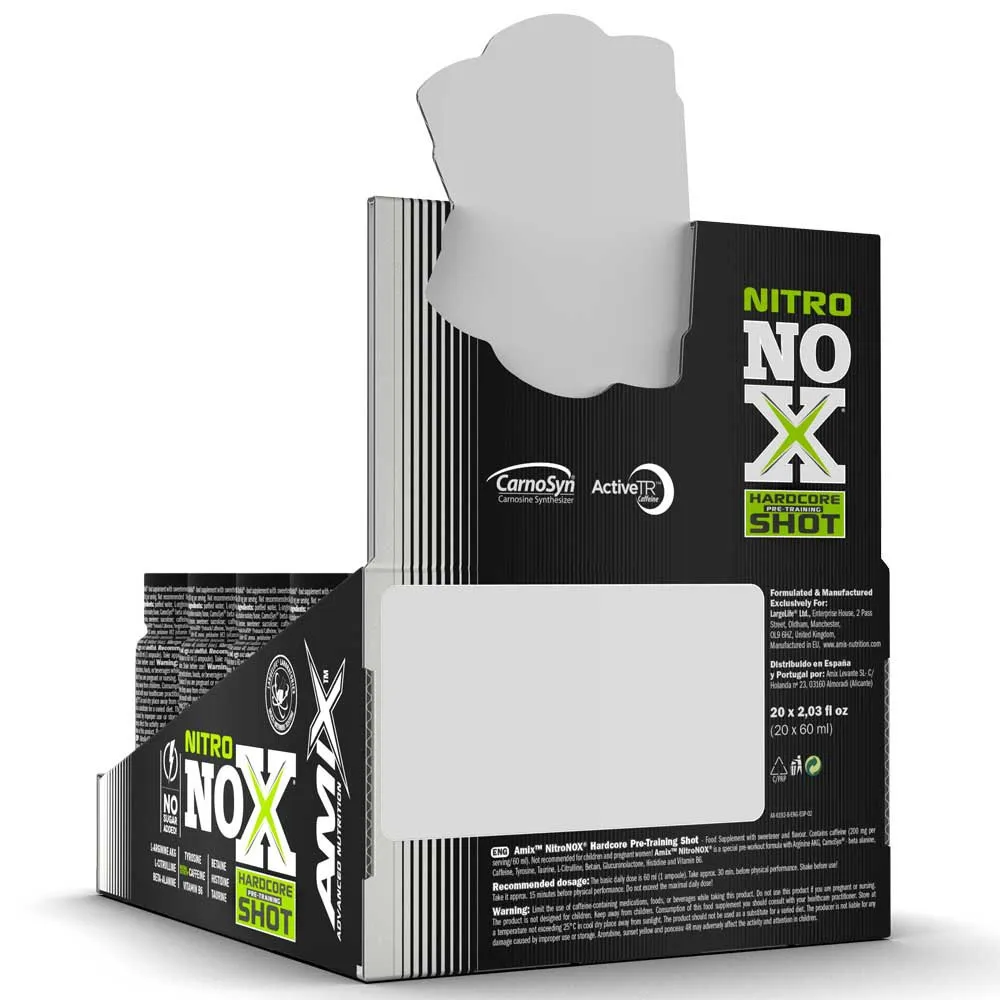 Amix Nitro Nox Shot Volumenverstärker Traube 60ml 20 Einheiten, One size Amix Nitro Nox Shot Volumenverstärker Traube 60ml 20 Einheiten, One size