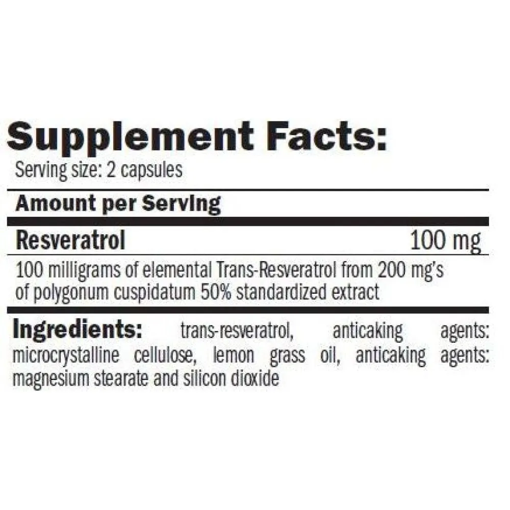 Amix Pure Resveratrol Anti-ox Kapseln 60 Einheiten, Uncolor, One Size Amix Pure Resveratrol Anti-ox Kapseln 60 Einheiten, Uncolor, One Size