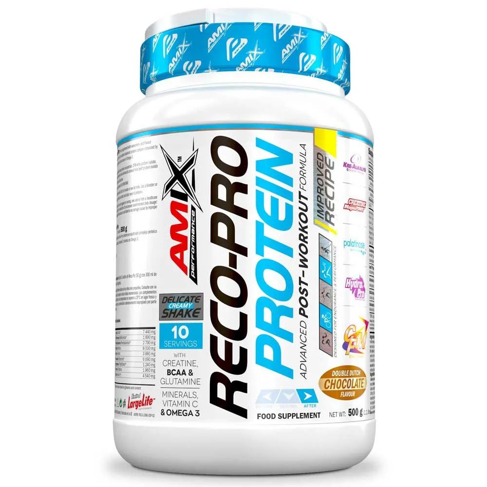 Amix Reco Pro Protein-doppel-schokolade 500g, One size