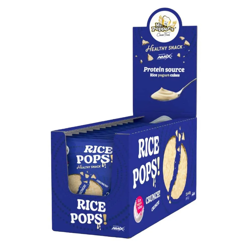 Amix Rice Pops 40g Reiswaffeln Kakao 12 Einheiten, One size