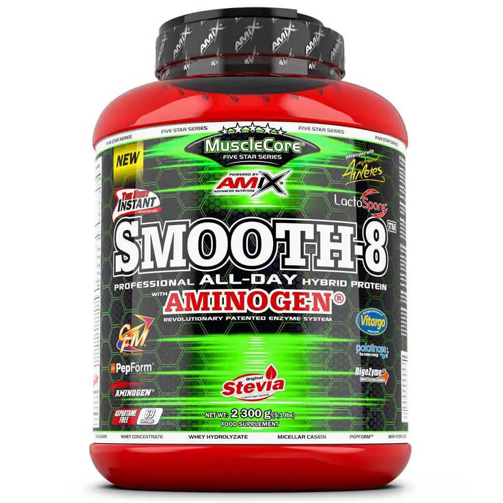 Amix Smooth-8 Hybrid 2.3kg Protein-doppel-schokolade, One size Amix Smooth-8 Hybrid 2.3kg Protein-doppel-schokolade, One size