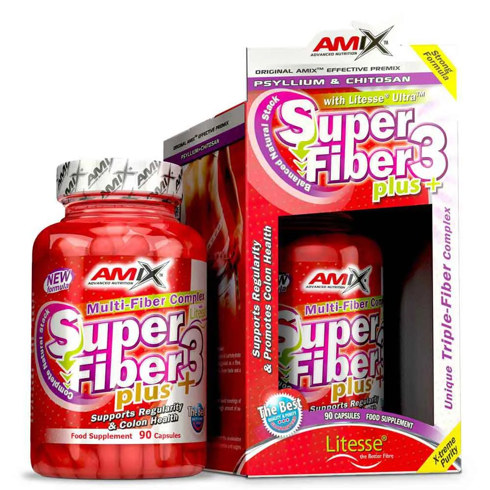 Amix Super Fiber3 Plus Kapseln 90 Einheiten, One size Amix Super Fiber3 Plus Kapseln 90 Einheiten, One size