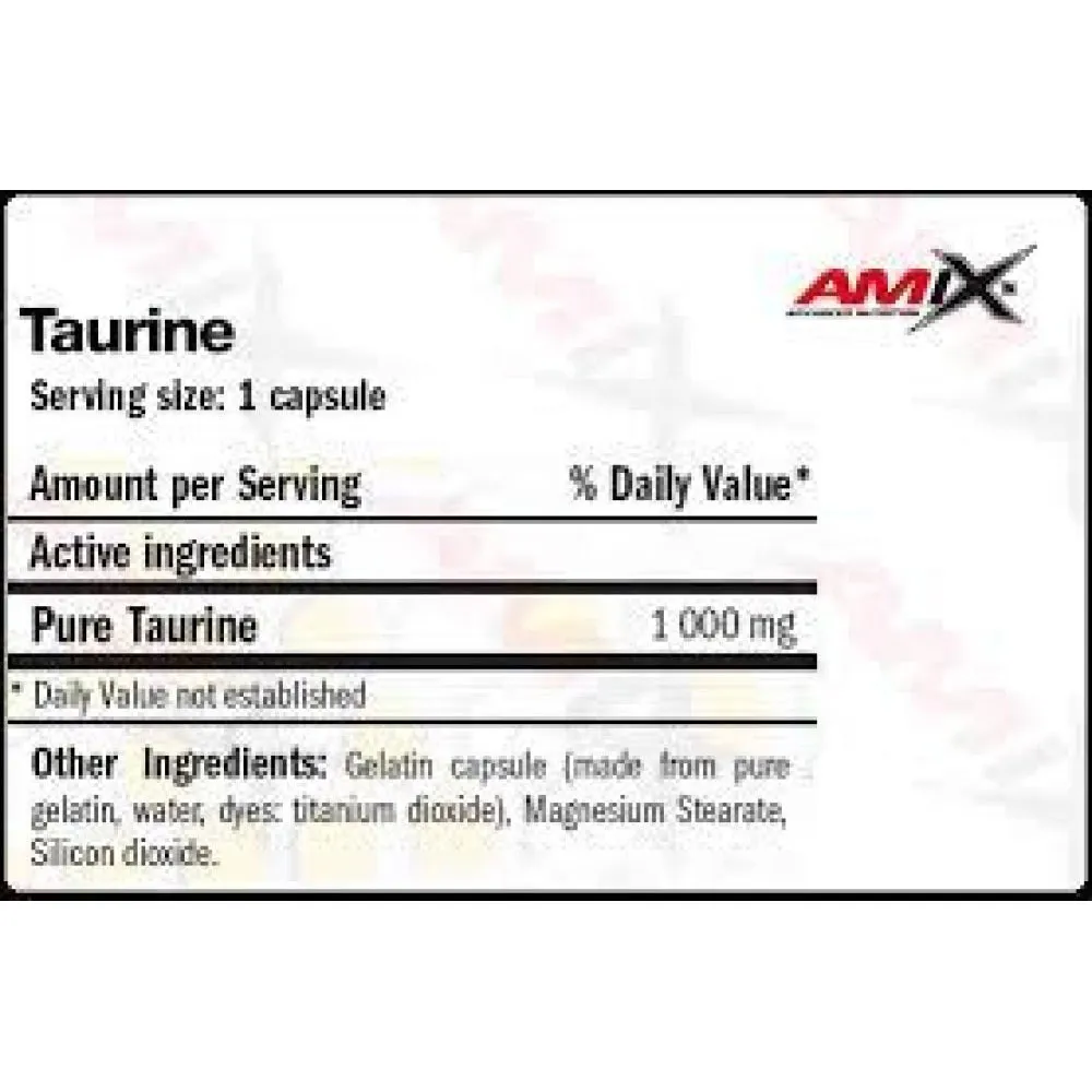 Amix Taurine Amino Acid Tabletten 120 Einheiten, Uncolor, One Size Amix Taurine Amino Acid Tabletten 120 Einheiten, Uncolor, One Size