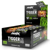 Amix Tiggerzero Multi-layer Proteinriegelbox Zartbitterschokolade Und Karamell 60g 20 Einheiten Amix Tiggerzero Multi-layer Proteinriegelbox Zartbitterschokolade Und Karamell 60g 20 Einheiten