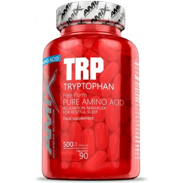 Amix Tryptophan 1000mg Kapseln 90 Einheiten, White, One Size Amix Tryptophan 1000mg Kapseln 90 Einheiten, White, One Size