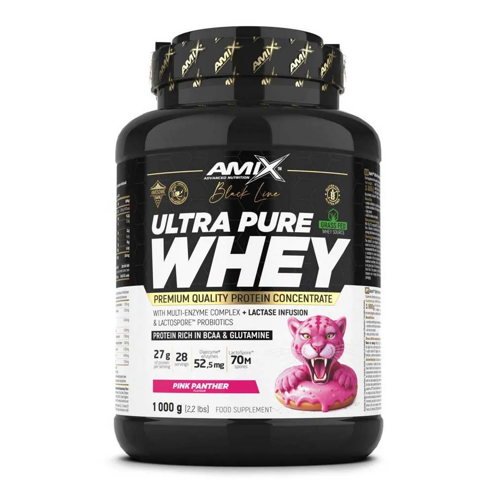 Amix Ultra Pure Whey 1kg Protein Rosaroter Panther, One size Amix Ultra Pure Whey 1kg Protein Rosaroter Panther, One size
