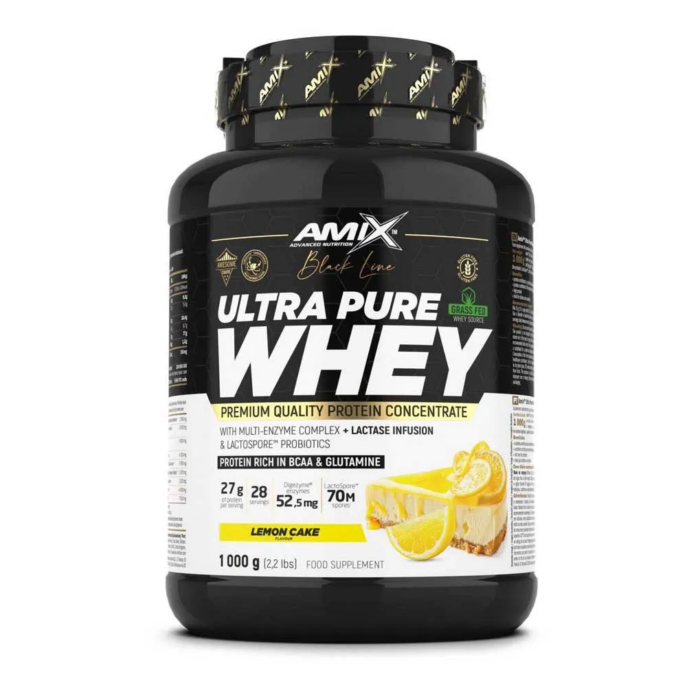 Amix Ultra Pure Whey 1kg Protein Zitrone, One size