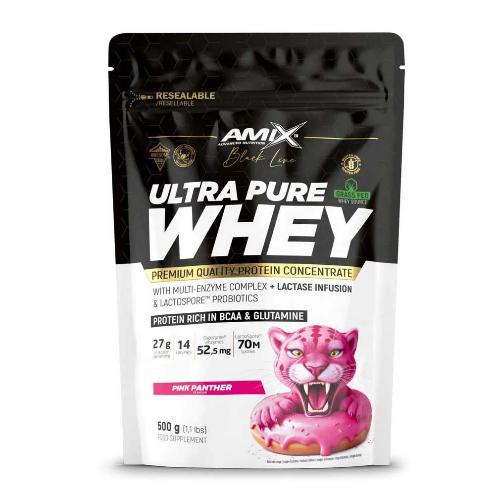 Amix Ultra Pure Whey 500g Protein Rosaroter Panther, One size Amix Ultra Pure Whey 500g Protein Rosaroter Panther, One size