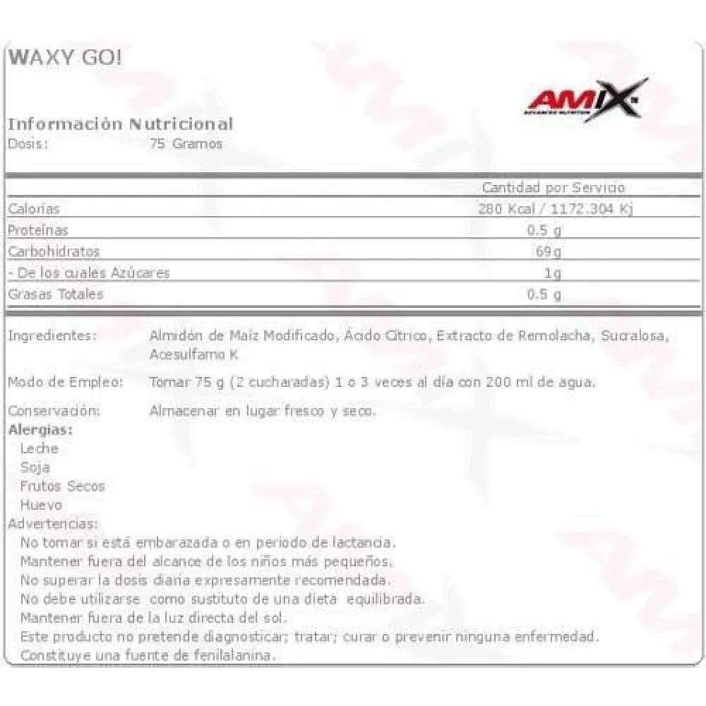 Amix Waxygo Kohlenhydrate Früchte 2kg, Uncolor, One Size Amix Waxygo Kohlenhydrate Früchte 2kg, Uncolor, One Size