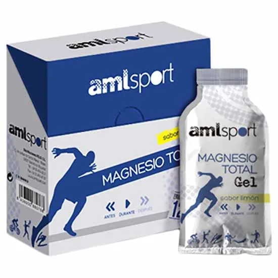 Amlsport Total Magnesium Schachtel Mit Energiegelen Zitrone 20ml 12 Einheiten, Multicolor, One Size Amlsport Total Magnesium Schachtel Mit Energiegelen Zitrone 20ml 12 Einheiten, Multicolor, One Size