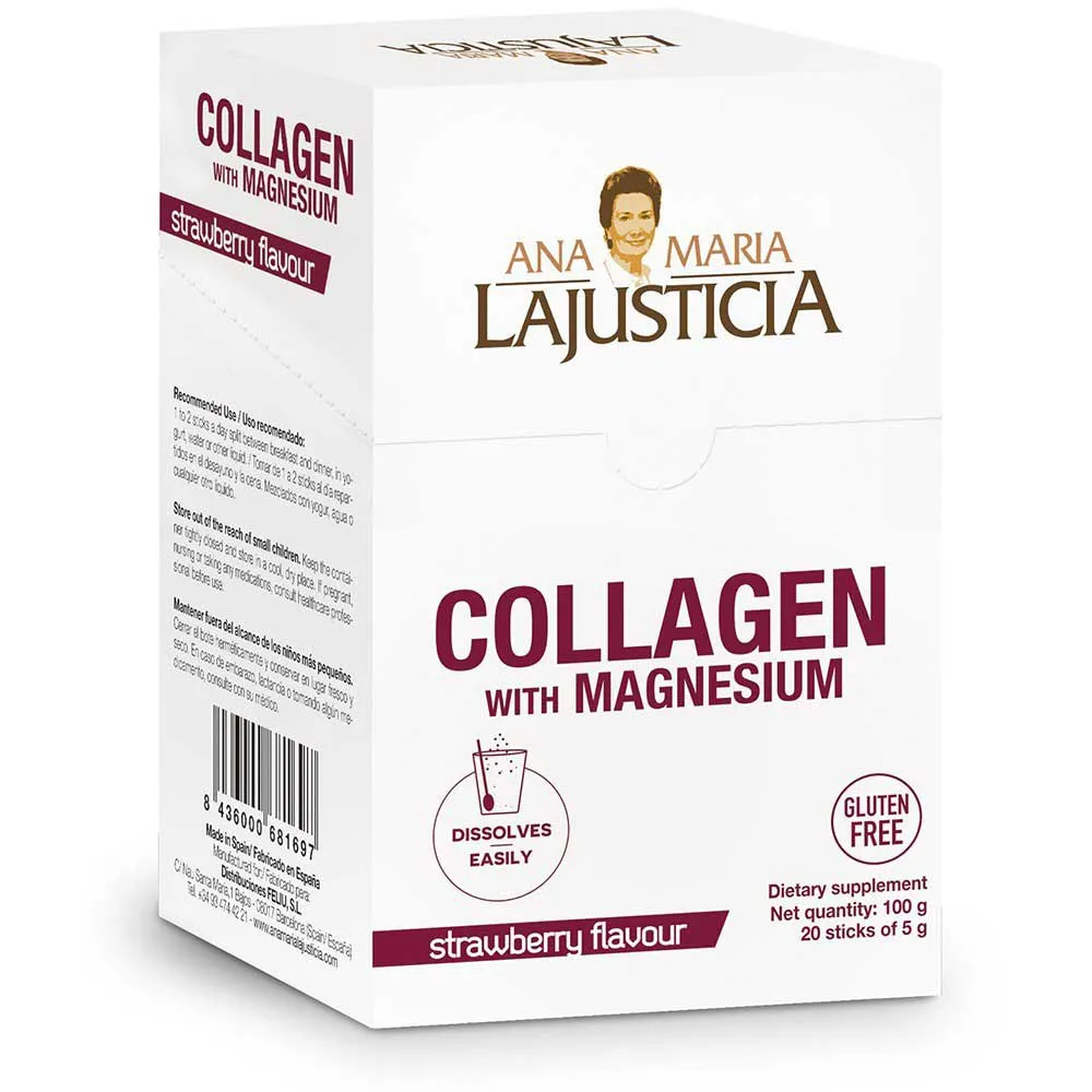 Ana Maria Lajusticia Magnesium Kollagen Erdbeere 20 Einheiten, One size