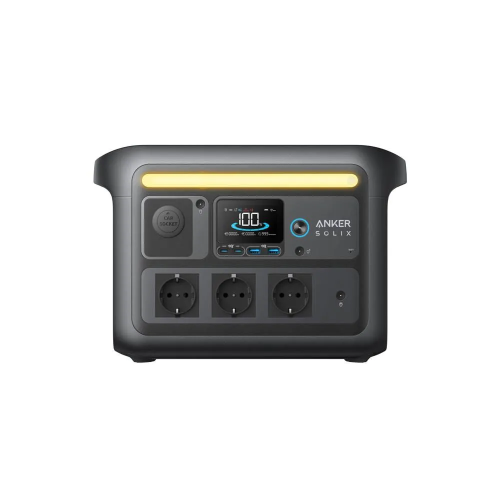 Anker Solix C800x 768 Wh Tragbare Powerstation, Grey, One Size Anker Solix C800x 768 Wh Tragbare Powerstation, Grey, One Size