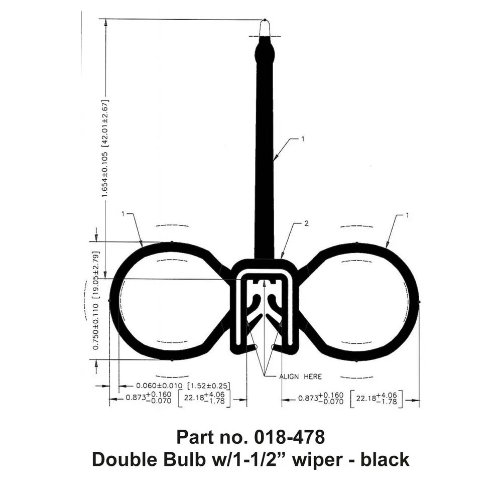 Ap Products Doppelte Glühbirne Schiebefenster & Türdichtung 8.5 M, Black, 57.2 x 50.8mm Ap Products Doppelte Glühbirne Schiebefenster & Türdichtung 8.5 M, Black, 57.2 x 50.8mm