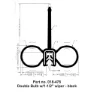 Ap Products Doppelte Glühbirne Schiebefenster & Türdichtung 8.5 M, Black, 57.2 x 50.8mm