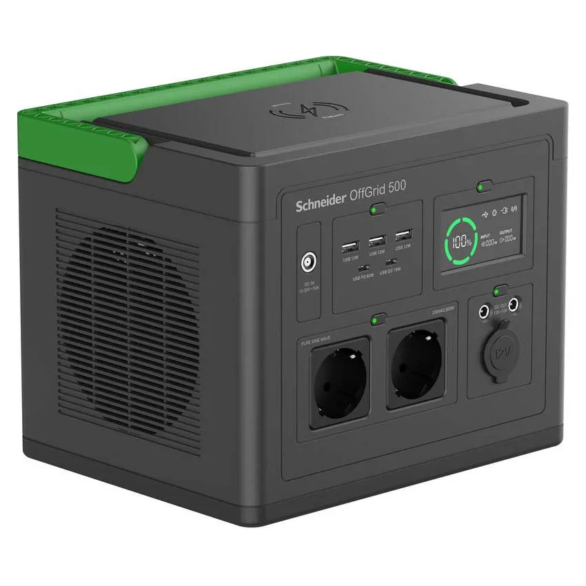 Apc Offgrid 500 Tragbare Ladestation, Black / green, One Size Apc Offgrid 500 Tragbare Ladestation, Black / green, One Size