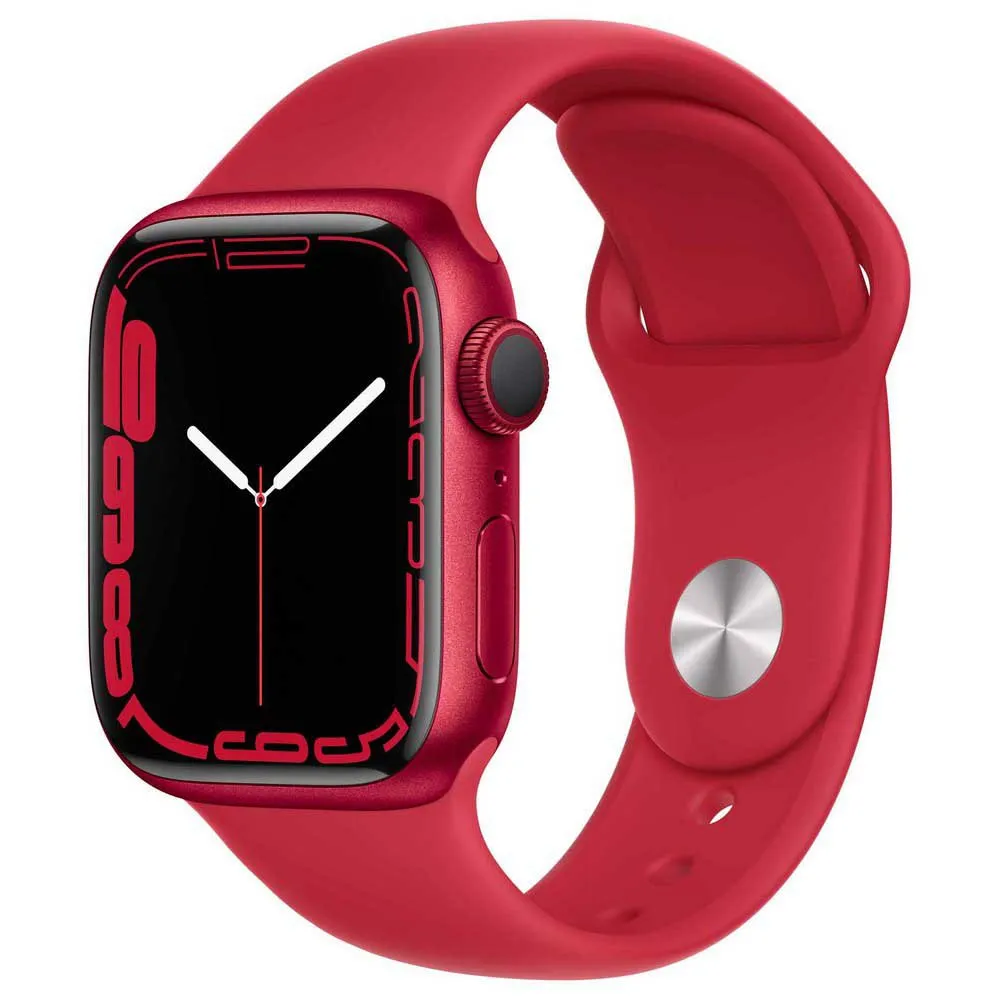 Apple Series 7 Red Gps+cellular Watch 41 Mm Uhr Refurbished, Red Apple Series 7 Red Gps+cellular Watch 41 Mm Uhr Refurbished, Red