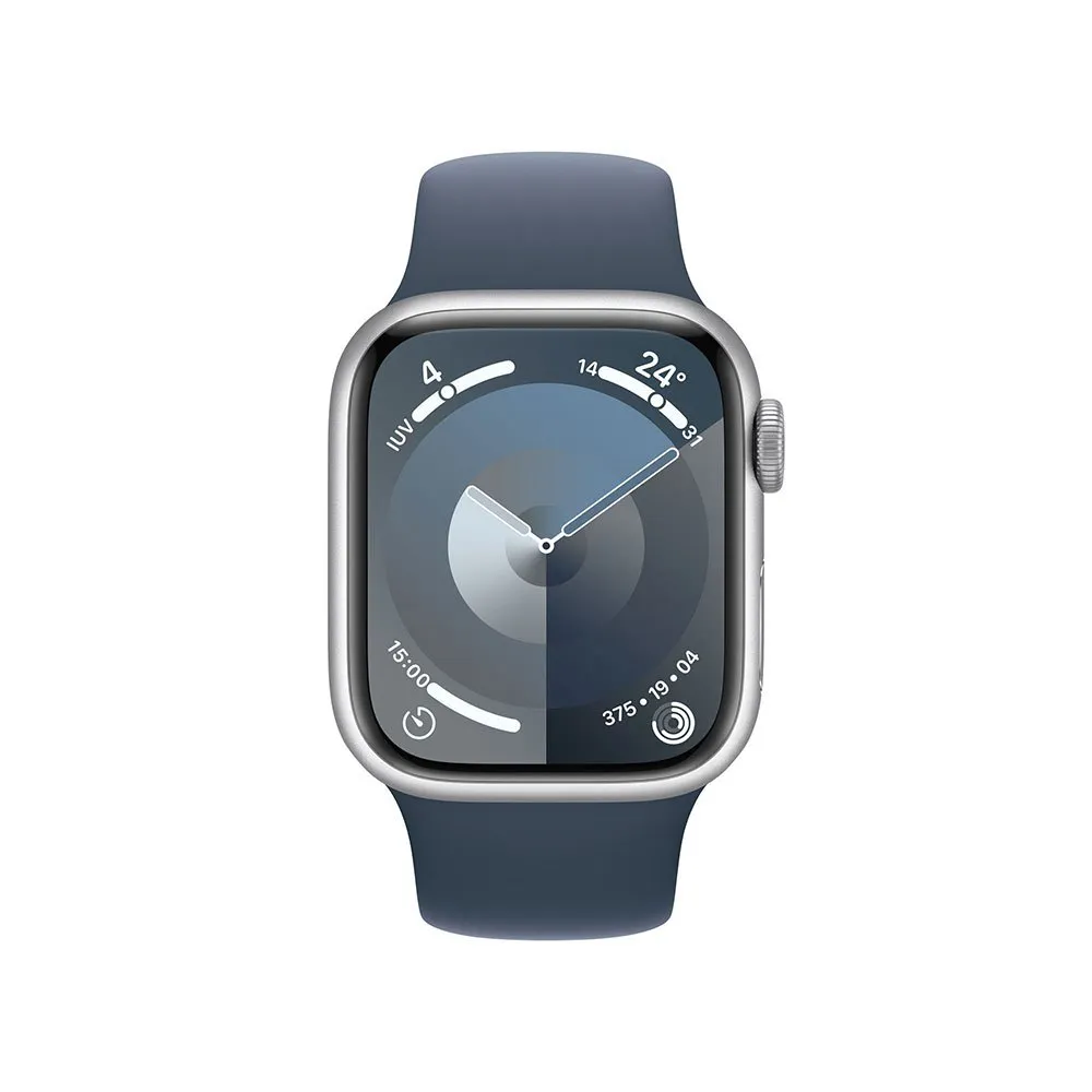 Apple Series 9 Gps+cellular 41 Mm Uhr Refurbished, Silver / steel blue Apple Series 9 Gps+cellular 41 Mm Uhr Refurbished, Silver / steel blue