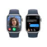 Apple Series 9 Gps+cellular 41 Mm Uhr Refurbished, Silver / steel blue