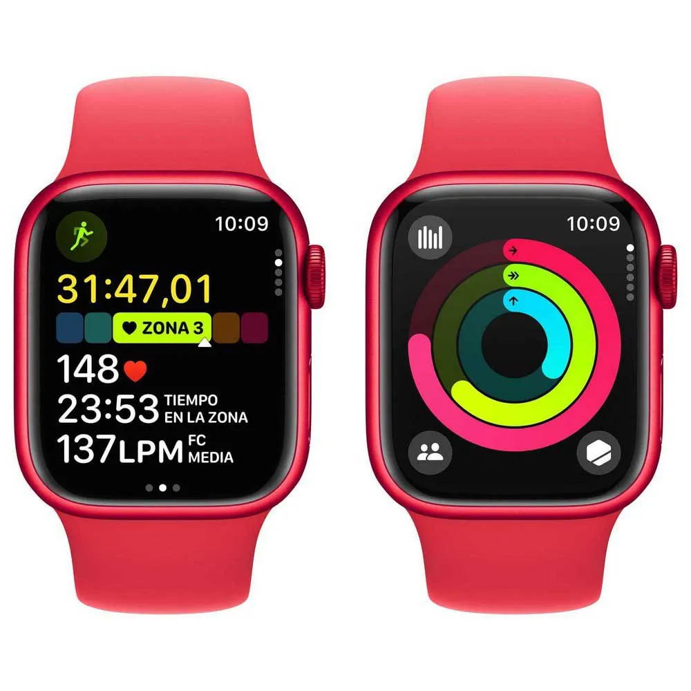 Apple Series 9 Gps Sport 41 Mm Watch Refurbished, Red Apple Series 9 Gps Sport 41 Mm Watch Refurbished, Red