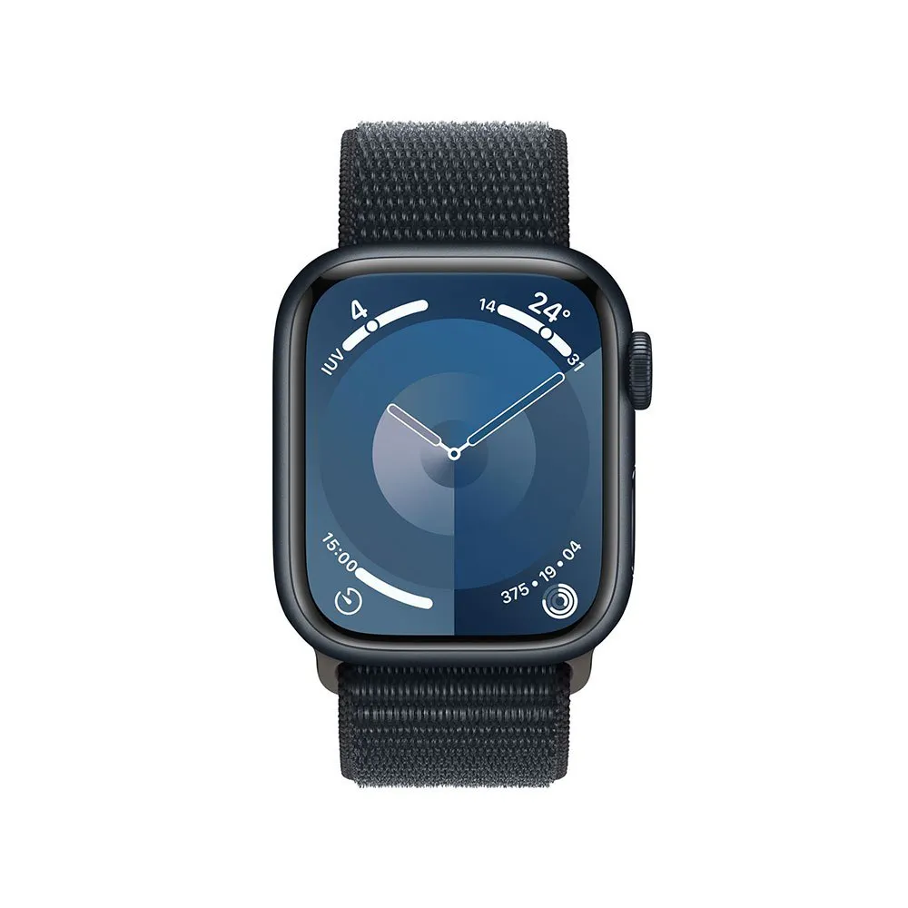 Apple Series 9 Gps Sport Loop 45 Mm Watch Refurbished, Midnight Apple Series 9 Gps Sport Loop 45 Mm Watch Refurbished, Midnight