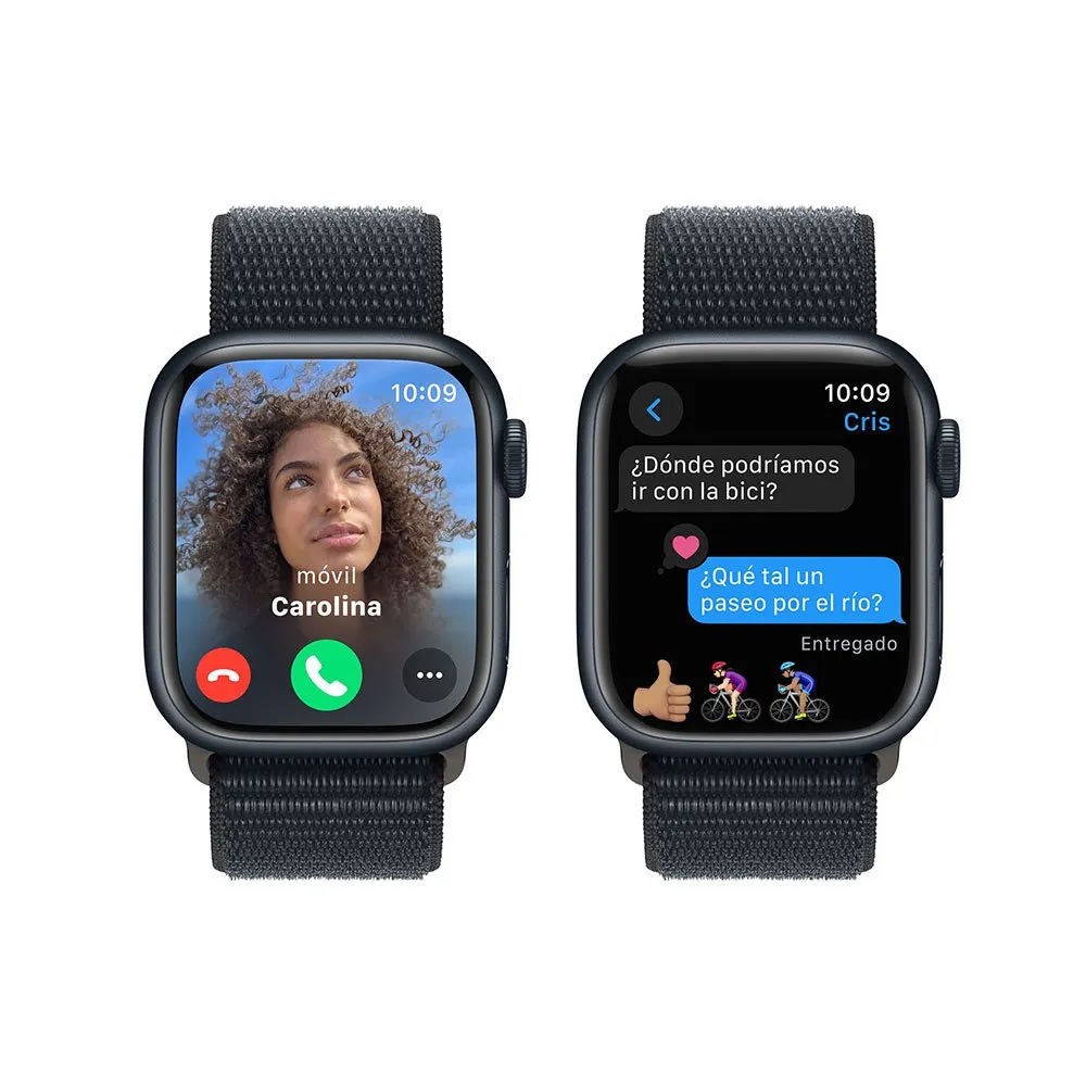 Apple Series 9 Gps Sport Loop 45 Mm Watch Refurbished, Midnight Apple Series 9 Gps Sport Loop 45 Mm Watch Refurbished, Midnight