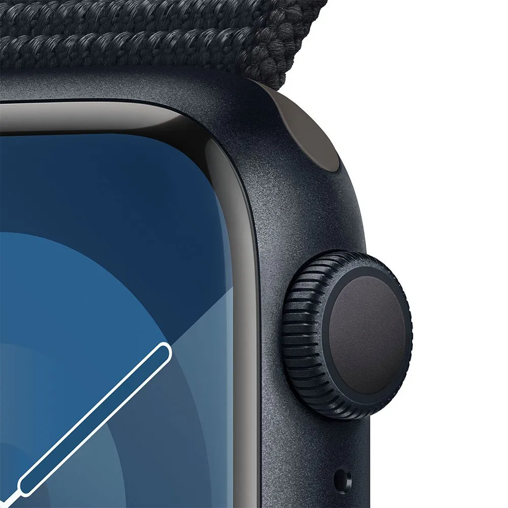 Apple Series 9 Gps Sport Loop 45 Mm Watch Refurbished, Midnight Apple Series 9 Gps Sport Loop 45 Mm Watch Refurbished, Midnight