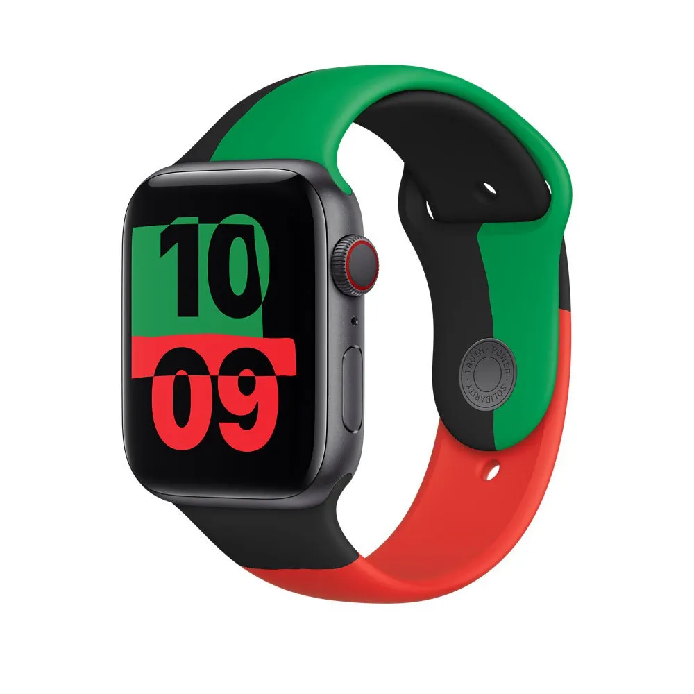 Apple Sport Band 44 Mm Gurt, Black unity Apple Sport Band 44 Mm Gurt, Black unity
