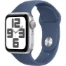 Silver aluminium / denim