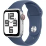 Silver aluminium / denim