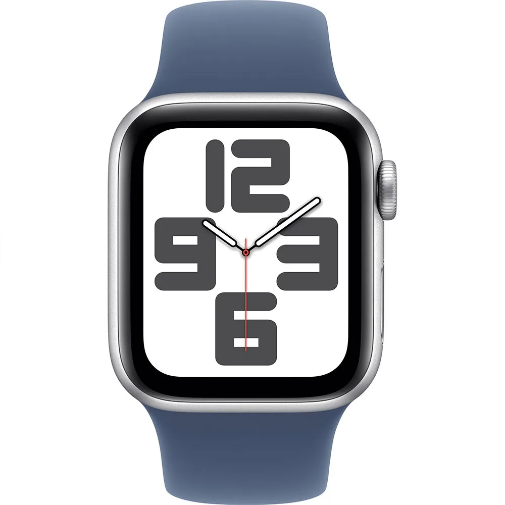 Apple Watch Se Gps Mit Sportarmband 40mm Refurbished, Silver aluminium / denim