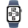 Apple Watch Se Gps Mit Sportarmband 40mm Refurbished, Silver aluminium / denim