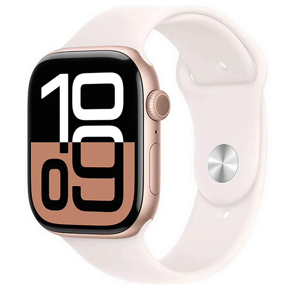 Apple Watch Series 10 Gps 42mm Sport Band Refurbished, Rose gold aluminium / light blush Apple Watch Series 10 Gps 42mm Sport Band Refurbished, Rose gold aluminium / light blush