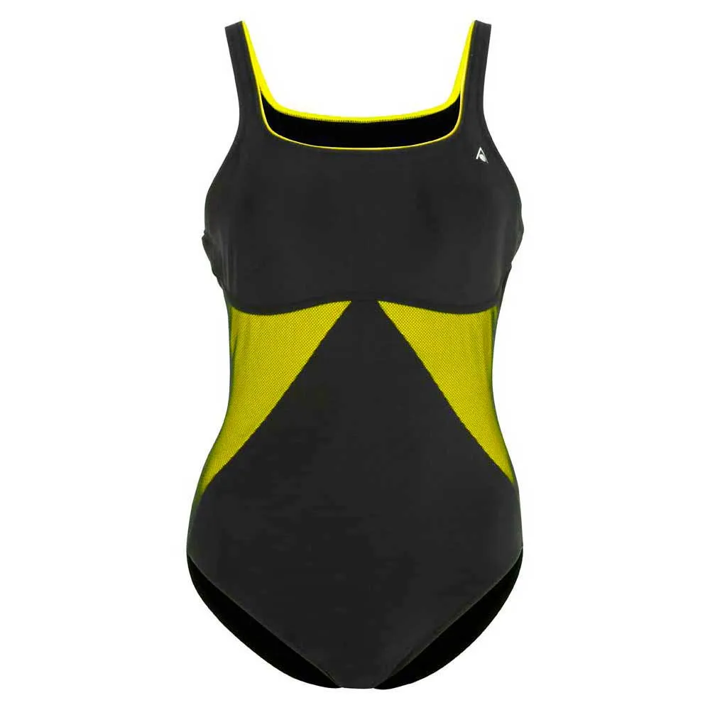 Aqua Sphere Elkie Badeanzug, Black / bright yellow Aqua Sphere Elkie Badeanzug, Black / bright yellow