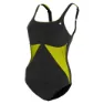 Aqua Sphere Elkie Badeanzug, Black / bright yellow