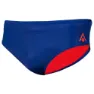 Navy blue / red
