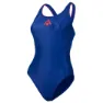 Navy blue / red