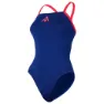 Navy blue / red