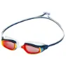 Navy blue / red / red titanium mirrored