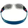 Aqua Sphere Kaiman Schwimmbrille Mit Spiegelglas unisex, Clear / petrol / silver titanium mirrored, One Size
