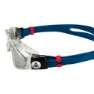Aqua Sphere Kaiman Schwimmbrille Mit Spiegelglas unisex, Clear / petrol / silver titanium mirrored, One Size